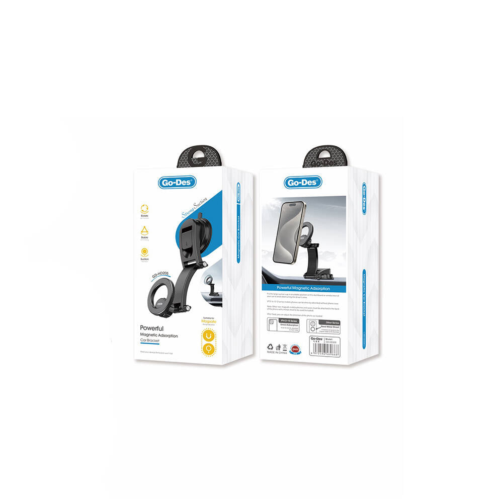 Go Des GD-HD205 Güçlü Magnetik Kaydırılabilir Araç Telefon Tutucu Go Des GD-HD205 Güçlü Magnetik Kaydırılabilir Araç Telefon Tutucu